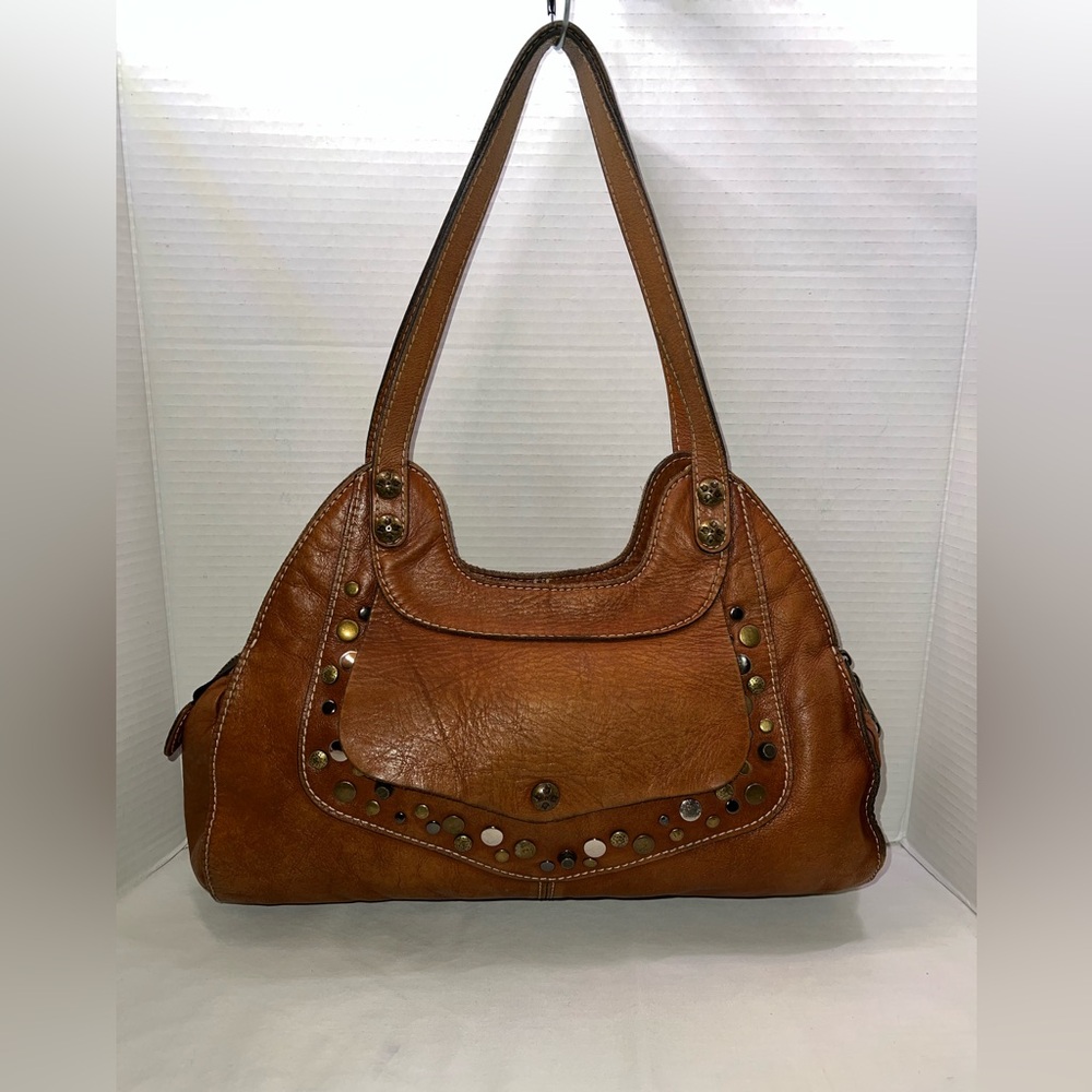 🔥🔥🔥 Patricia Nash Ergo Studded Satchel - Picture 1 of 16